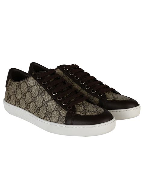 gucci california monogram sneakers|gucci monogram shoes fred.